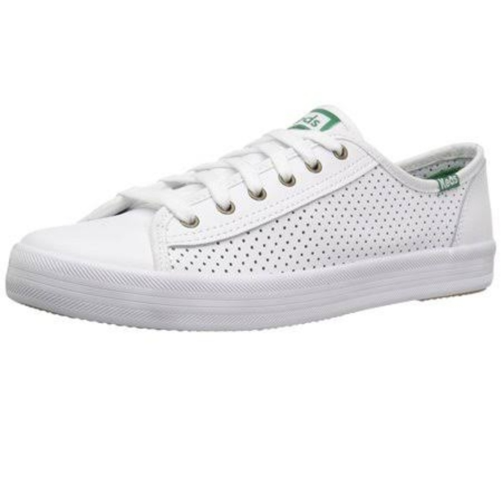 Keds perforated kickstart leather sneakers.